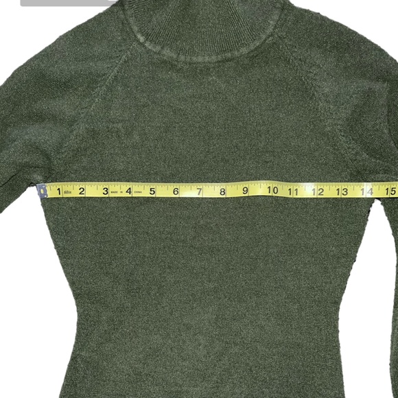 Exlura Women’s Mock Neck Pullover Mini Sweater Dress - Picture 6 of 6